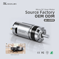 Moteur à engrenages planétaires DC pour robot de balayage, brosse latérale antidéflagrante, couple élevé, 24V, pour appareils électroménagers et maison intelligente