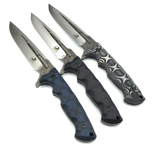 Nouveau <span class=keywords><strong>couteau</strong></span> droit en acier D2 de haute qualité <span class=keywords><strong>couteau</strong></span> multifonctionnel de survie de camping en plein air - Product Image 3