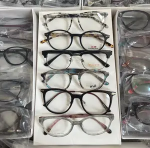 Fabrika yüksek kalite ucuz karışık sipariş toptan gözlük çerçeveleri vintage asetat gözlük gözlük