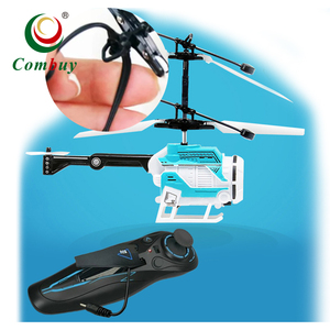Mini Helicóptero Eléctrico <span class=keywords><strong>RC</strong></span> con Control Remoto, Listo para Usar en Interiores/Exteriores, Juguete para Principiantes, 6-8 Minutos de Tiempo de Vuelo, Control de 1-10 Metros - Product Image 1