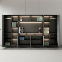 Meubles de bureau et de salon modernes et simples en panneaux de bois, armoires et classeurs pour la chambre, la cuisine et la salle de bain