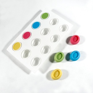 Molde de Silicona Ovalado de 12 Tazas para Hornear, Fácil de Desmoldar, de Grado Alimenticio TangChu - Product Image 2