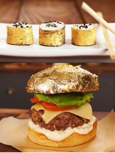 Gezond en luxe eetbaar bladgoud, 24 karaats bladgoud voor taartdecoratie, 2,5 x 2,5 cm - Product Image 6