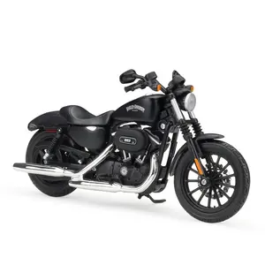 Maisto 1:12 Harley Davidson Sportster demir 883 2014 motosiklet modeli statik Die Cast araçlar tahsil hobiler Moto oyuncak