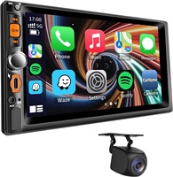 Autoradio stéréo Plug and Play pour Nissan Rogue Versa Sentra Frontier Cube avec CarPlay, Android Auto, écran tactile et Bluetooth