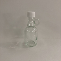 Mini Bouteille de Sirop d'Érable 50cl 40ml Vente en Gros Bouteille de Sirop de Miel Transparente en Verre pour Boisson avec Poignée pour Boire