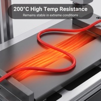 Fil de silicone de qualité marine pour moteur de pêche à la traîne, câble flexible en cuivre étamé anti-corrosion 6AWG 600V pour utilisation en eau salée