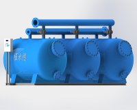 Système de filtration d'eau à sable à lavage automatique avec contrôle PLC pour tour de refroidissement