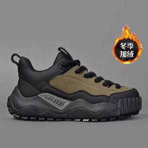 Spring and Autumn Leisure Trend Steel Toe Lace-up Hiking <b>Shoes</b> Factory Use <b>Deodorant</b> Wear Thin Fashion Light Soft Sole - Product Image 4
