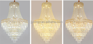 JYLighting Luxury Large LED <strong>Chandelier</strong> Contemporary Magnificent <strong>Crystal</strong> Restaurant Home Warm White Home Restaurant Contemporary - Product Image 6