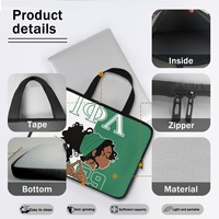 Sac pour ordinateur portable personnalisé de haute qualité Iota Phi Lambda, sac pour ordinateur portable multi-tailles sur le thème de la sororité, sac pour ordinateur portable portable pour le bureau, fournitures de bureau