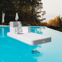 Canapé flottant de luxe imperméable pour piscine extérieure, fauteuil flottant, chaise longue flottante