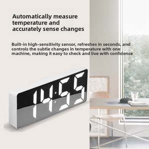 <span class=keywords><strong>Réveil</strong></span> intelligent spécial étudiants 2026 – Nouvelle horloge numérique LED <span class=keywords><strong>de</strong></span> bureau <span class=keywords><strong>haut</strong></span> <span class=keywords><strong>de</strong></span> <span class=keywords><strong>gamme</strong></span>, style européen, lumineuse dans le noir - Product Image 3