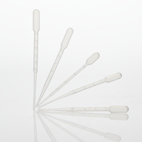 Pipettes de transfert en plastique de 3 ml, compte-gouttes en plastique, pipettes Pasteur