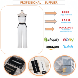 Ensemble de mode J0747 pour <span class=keywords><strong>femme</strong></span>, vêtements de boutique, tenue de rue élégante, haut tube sans manches <span class=keywords><strong>et</strong></span> <span class=keywords><strong>pantalon</strong></span> large, ensemble 2 pièces pour <span class=keywords><strong>femme</strong></span> - Product Image 6