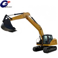 Excavator Crawler GP6225 20T Mesin Cummins Euro V Komponen Hidrolik Eaton Bucket 0.65m Tinggi Galian 8.3m Kedalaman 5.5m