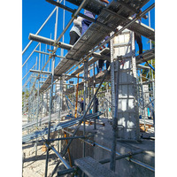 Modèle d'étayage d'accessoires Panneaux en aluminium préfabriqués Colonne métallique Système de coffrage en béton pour maison de construction