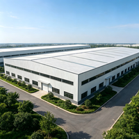 Structure en acier Q355B durable, entrepôt préfabriqué en métal robuste pour l'agriculture et l'industrie
