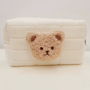 Mitong YT136 Wickeltasche Baby Windel-Organizer Faltbarer Samtstoff Baumwollseil-Tragetasche Bären-Windel-Aufbewahrungskorb - Product Image 6