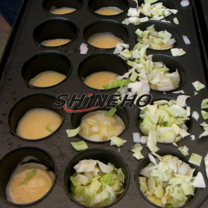 Máquina eléctrica comercial de 72 agujeros, dispositivo automático de rotación automática, Bola de <span class=keywords><strong>Octupus</strong></span> japonesa, takoyaki - Product Image 5