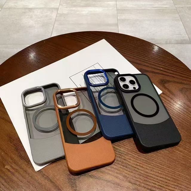 New Trendy TPU+PC Magnetic Ring Holder Business Design Mobile Phone Case for S24 S25 Ultra A16 A25 Shockproof OEM Wholesale