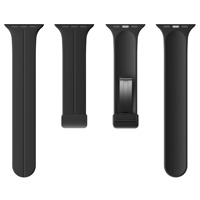 Bracelet en silicone respirant de luxe, taille 22 mm, compatible avec Apple Watch Ultra, iWatch 8, Apple S9/7/6/5/4, fermoir magnétique