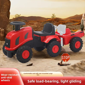 Nouveau <span class=keywords><strong>Tracteur</strong></span> <span class=keywords><strong>Jouet</strong></span> Géant en Plastique avec Seau, Véhicule de Construction Porteur à Batterie, Pelle, Certifié 3C, pour Enfants de 1 à 4 Ans - Product Image 3