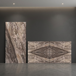 Volka Monet 800x1600mm <b>Matt</b> Porcelain <b>Floor</b> And Wall Tiles Grey Stone Design 80x160cm - Product Image 3