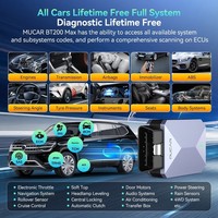 Escáner OBD2 MUCAR BT200 MAX, Compatible con el Protocolo CANFD, Herramienta de Diagnóstico Completo del Sistema ELM327, 15 Funciones de Reinicio, Actualización Gratuita de por Vida