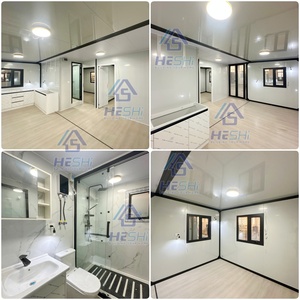 บ้านสำเร็จรูปโครงเหล็กขนาด 20 ฟุต 40 ฟุต แบบขยายได้ 1 2 3 4 5 ห้องนอน พร้อมครัวพับได้ บ้านเคลื่อนที่ วิลล่า - Product Image 2