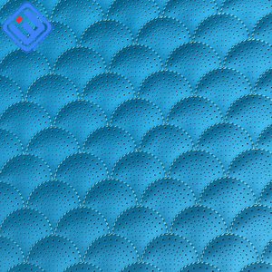 Tessuto in Pelle Trapuntata in PVC Morbido con Microfibra e Ricami, Perforazioni e <span class=keywords><strong>Fodera</strong></span> Spessa Goffrata <span class=keywords><strong>per</strong></span> Sedili Auto - Product Image 3