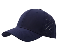 Casquette de baseball QOMA Q6102 en polyester imperméable et respirant à 6 panneaux, avec boucle double boutonnage, couleur unie, pour hommes et femmes, vente en gros