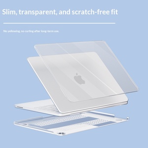 Étui rigide transparent pour MacBook <span class=keywords><strong>Air</strong></span> 13 pouces, modèles M5 2026-2022, M4, M3, M2, A3449, A3240, A3113, A2681, Mac <span class=keywords><strong>Air</strong></span> 13,6 pouces - Product Image 2