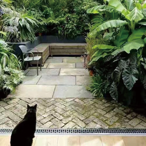 Couverture de grille système de canal de vidange Acier inoxydable Linéaire droit Storm Water Sump Pit canaux de drainage en béton préfabriqué - Product Image 5