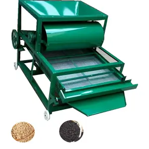 Grain Sorting Seed Cleaner Vibration Screening Machine/Sunflower Seeds Separator Cleaning Winnowing Machine For sale