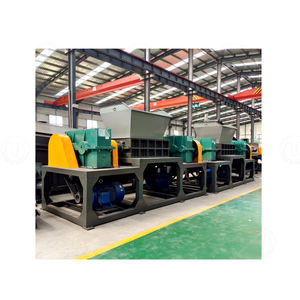 Broyeur de métaux à double arbre à haute efficacité et à haute automatisation, vente chaude 2025, moteur écologique, 500-1000 kg/h - Product Image 1