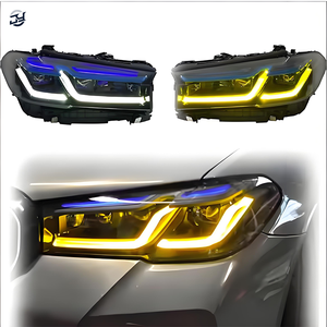 Faro LED JY di Alta Qualità 6000K per Serie 5 G30/G38 M5/F90 2018-2023, Doppio Colore DRL, Effetto Laser, Plug & Play, Retrofit - Product Image 1
