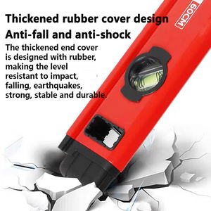 Shijing 1221 Niveau Aluminium Magnetische Hoge Precisie Niveau Anti-Val Balans Liniaal Multifunctionele Hoek Meetinstrument - Product Image 4