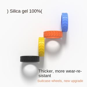 Wholesale Hot Sale 8pcs/<b>set</b> Universal Anti-Wear Wheel Protector Cover for <b>Suitcases</b> and Trolley Cases Rubber Products - Product Image 4