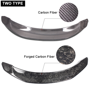 Spoiler a Forma di <span class=keywords><strong>V</strong></span> in Fibra di Carbonio Forgiata per Tesla MODEL 3 2017-2020, Spoiler Nero Lucido Stile <span class=keywords><strong>V</strong></span> - Product Image 2