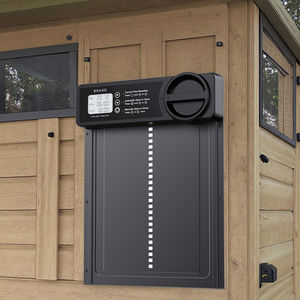Minuterie de porte de poulailler automatique de produits de modèle privé et capteur de lumière, résistant aux intempéries pour poules, canards, accès de sécurité - Product Image 3