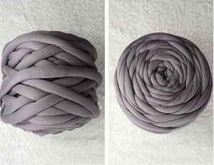 Bojay sıcak satış iplik 2CM kadife fantezi iplik büyük tüp DIY el örme battaniye süper tıknaz dev Polyester tüp iplik - Product Image 4