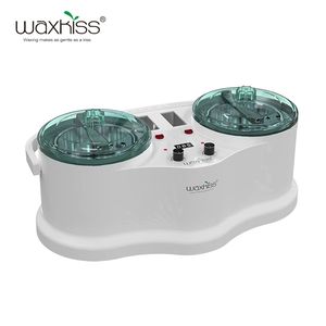 Chauffe-cire professionnel WAXKISS 4 en 1, double pot et double cartouche, 800 ml*2+100 ml*2, grande capacité, pour usage en salon - Product Image 1