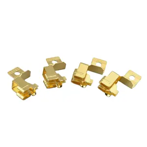 Custom Oem Italy Switch brass socket Metal power contact terminal metal stamping switch socket fitting and brass accessories