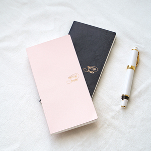 Bán buôn kinh doanh ban đầu tập trung kế hoạch giả da tùy chỉnh máy tính xách tay với bìa cứng màu hồng đen Quà Tặng - Product Image 4