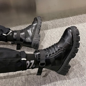 Botas de Trabajo con Cordones para Hombre, Color Negro, Tallas 39-44, Ligeras, Antideslizantes, para Verano, para Mujer - Product Image 2