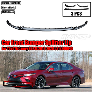 3pcs for TOYOTA Camry SE XSE 2018-2020 Car Front Bumper <b>Splitter</b> <b>Lip</b> Grille Lower Trim Molding Diffuser Cover 5312206040 - Product Image 1