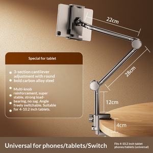 Soporte Móvil para Teléfono y Tablet, Ajustable, para Escritorio, iPad, Soporte de Teléfono con Brazo Articulado, para Cama - Product Image 2