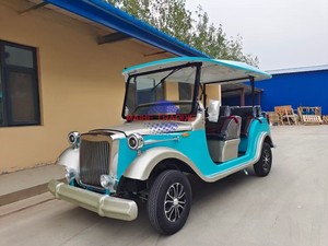 รถยนต์ไฟฟ้าคลาสสิก 48V/72V 6 ที่นั่ง สไตล์เรโทร สำหรับการเดินทางท่องเที่ยว งานแต่งงาน และใช้งานกลางแจ้ง ความเร็ว 30-50 กม./ชม. ระยะทางวิ่ง 90 กม. - Product Image 4