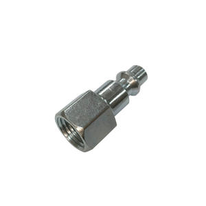 Raccord rapide mâle en fer nickelé de style américain avec embout à filetage interne 1/4 NPT - Product Image 1
